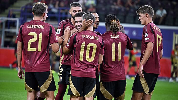 Belçika 6-0 Kazakistan: Grup maçında rakibi ezici oyuncu performansları