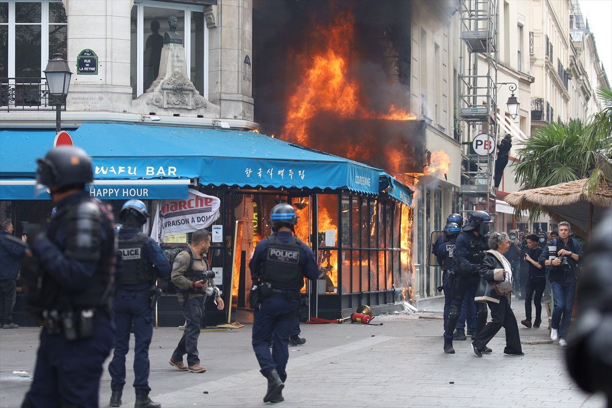 Fransa'da Macron Politikalarına Karşı Sokaklar: Şiddet ve Gözaltı Raporu