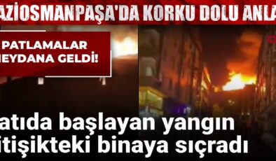 Gaziosmanpaşa’da Çok Katlı Binada Yangın: İki Bina Hasar Gördü