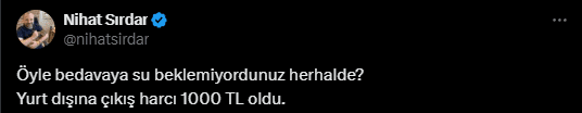 Su Hizmeti ve Yurtdışı Çıkış Harcında Son Dakika Değişiklikler: Hükümetten Yeni Talimat ve Ücretler