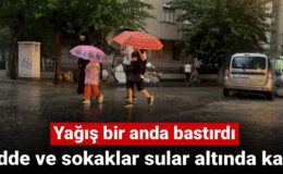 Turgutlu’da Yağmurun Etkisi: Cadde ve Bodrum Katlarda Su Baskını