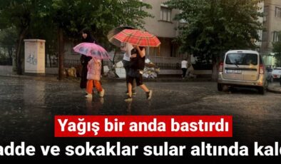 Turgutlu’da Yağmurun Etkisi: Cadde ve Bodrum Katlarda Su Baskını